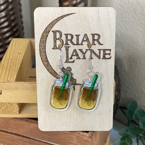 Wholesale Coffee Themed Earrings Market Lot! - Picture 12 of 12